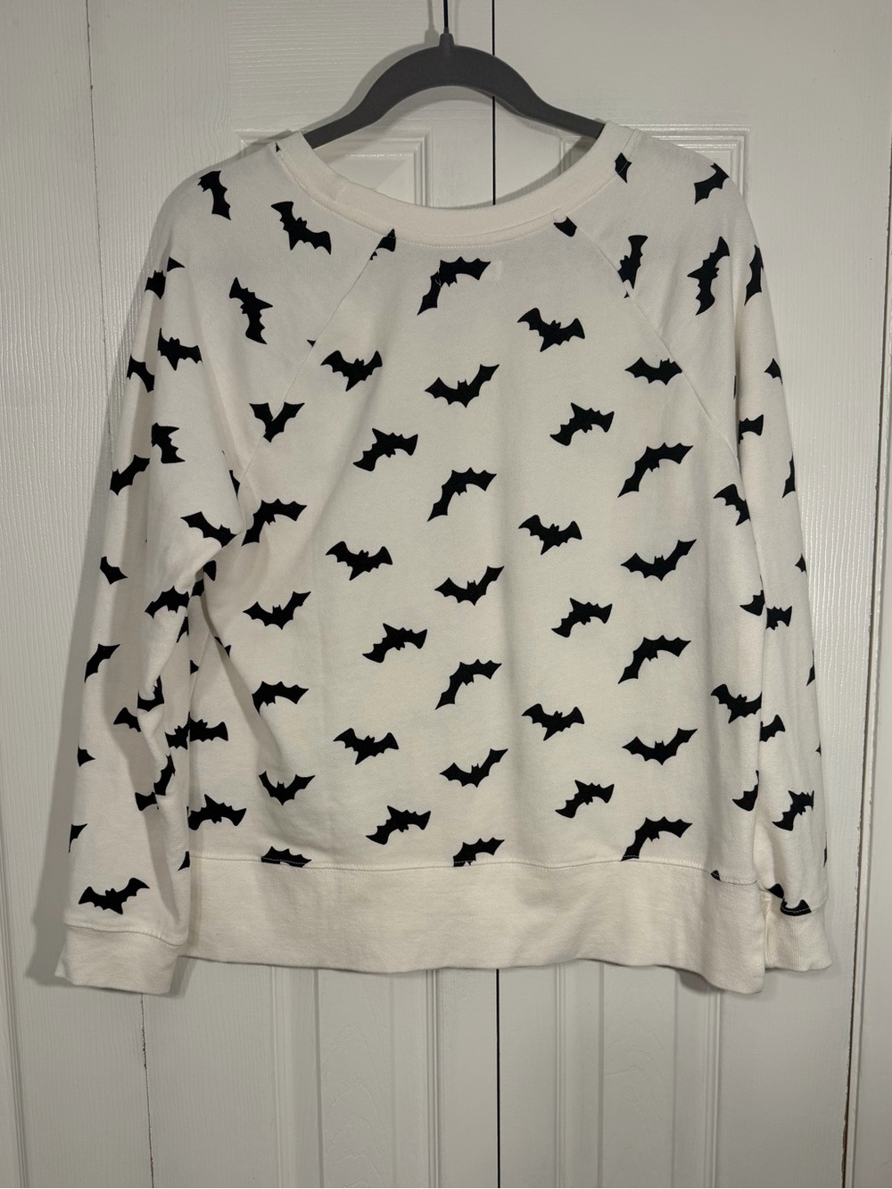 Grayson Threads Bat Print Sweatshirt XL White Black - Picture 4 of 7